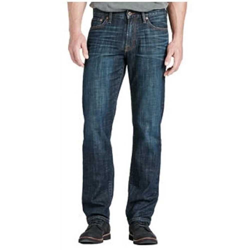 Lucky Brand 221 Original Straight‎ Jeans Mens 34x30 Dark Wash Blue 7MC1026